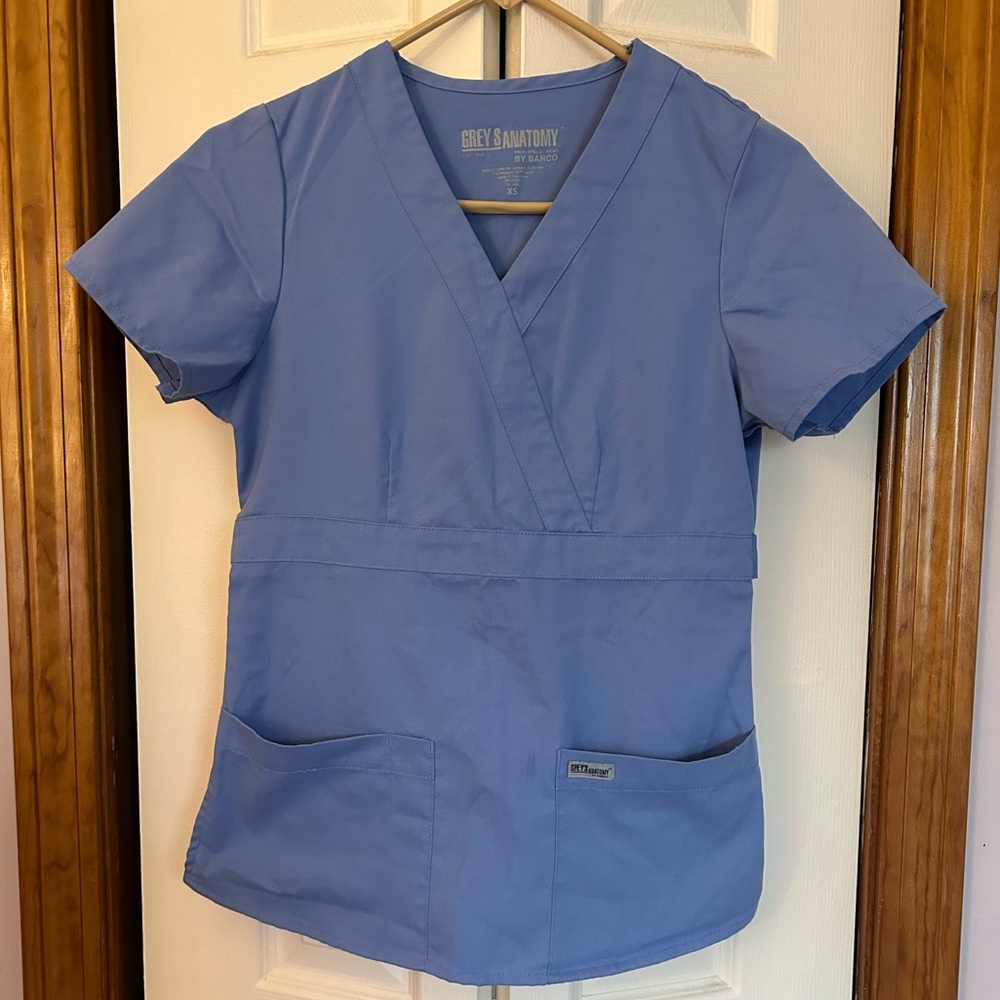 Greys Anatomy V Neck Scrub Top